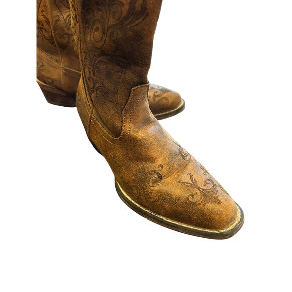 Roper Floral Embroidery Women's Boots - Size 6 - Picture 4 of 12